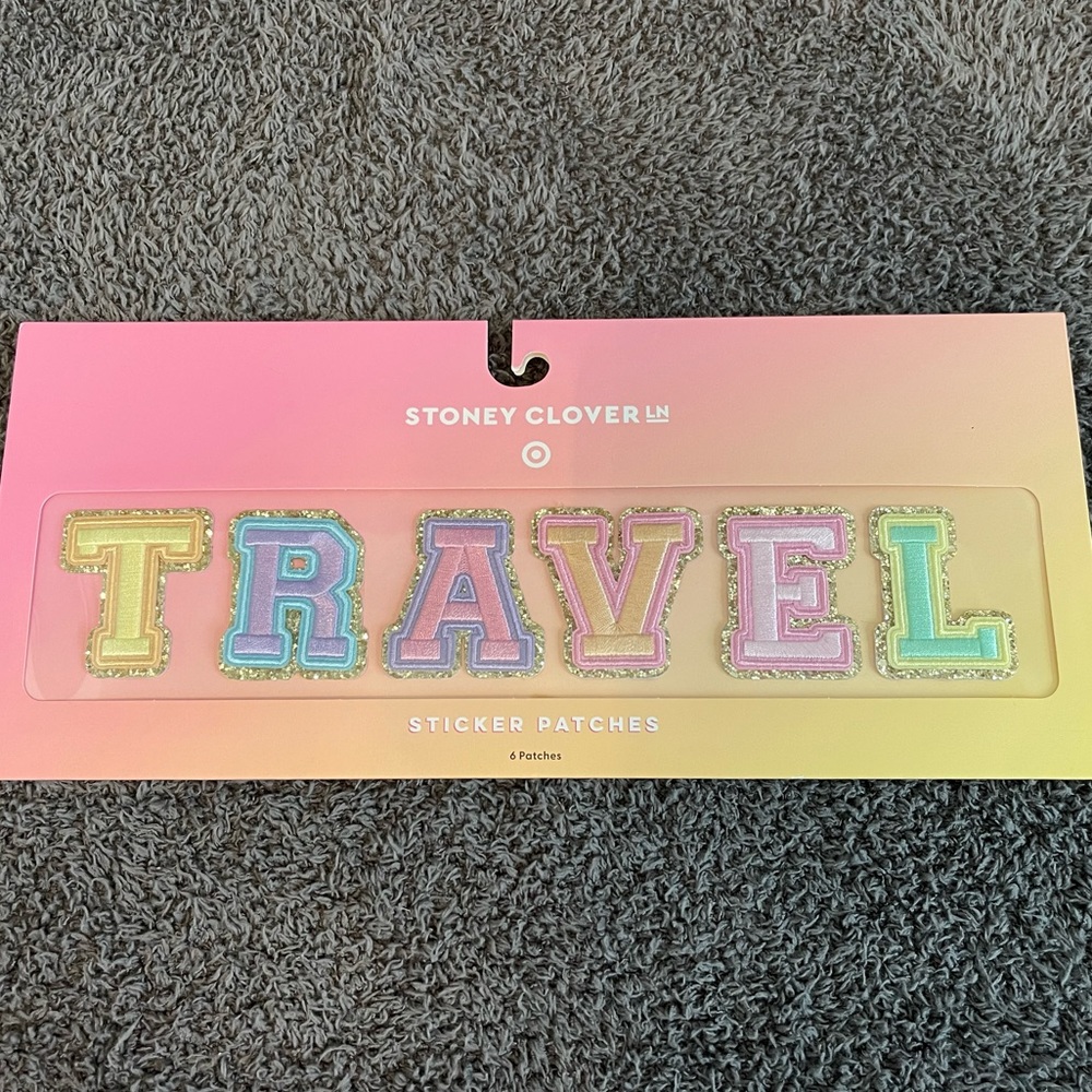 Stoney Clover Lane TRAVEL patches NWT